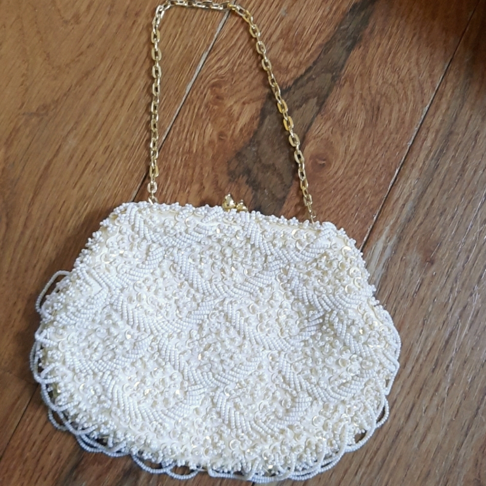 Vintage beaded clutch